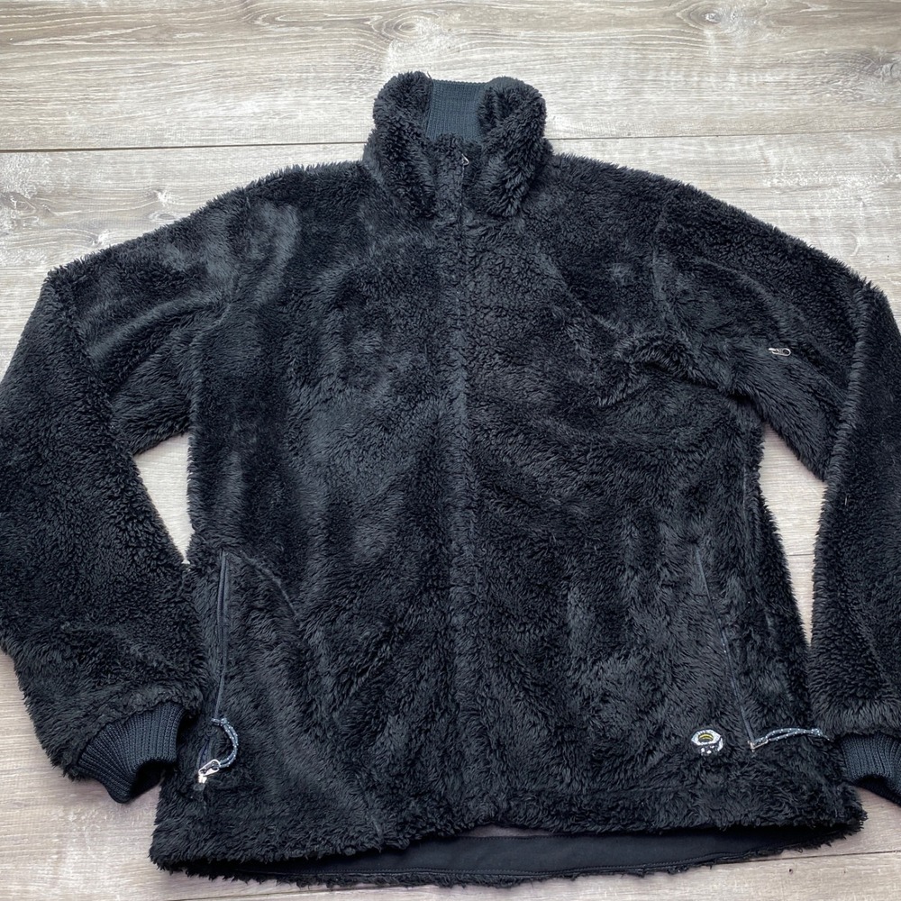 Mountain Hardwear Jacket Monkey Woman S‎ Black Fleece Gore Windstopper Full Zip